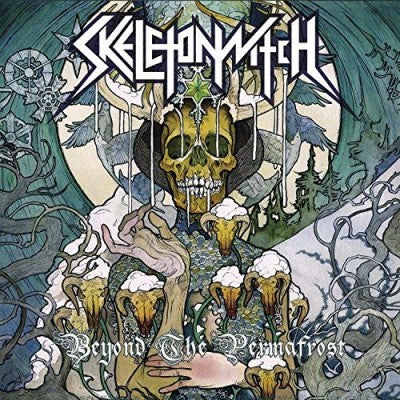 Skeletonwitch - Beyond The Permafrost [Green w/ Blue and Orange Splatter]