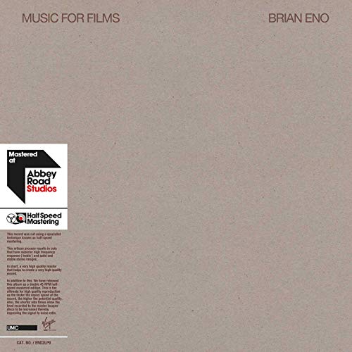 Brian Eno - Music For Films [Half Speed Mastered]