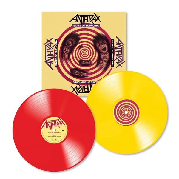 Anthrax - State Of Euphoria [2 LP 30th Anniversary Edition][Red + Yellow Vinyl]