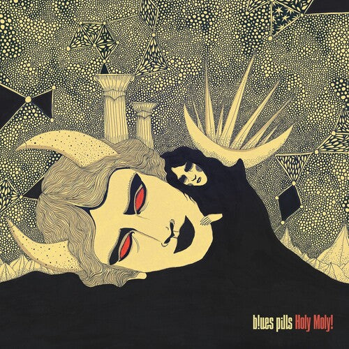 Blues Pills - Holy Moly! [Mustard w/ Black Splatter]
