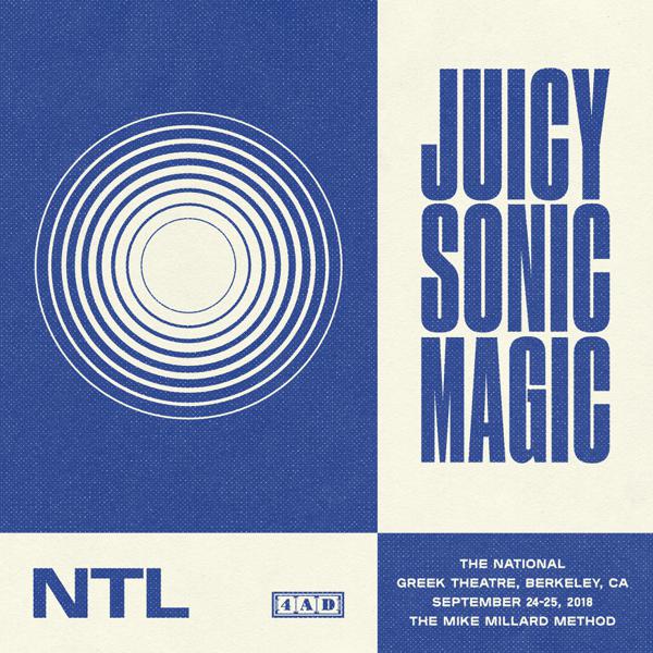 The National - Live At The Greek Theatre, Berkeley, Ca, 9.24+ 9/25/2018 (The Mike Millard Method) [3x Cassette]