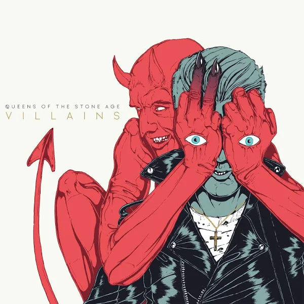 [DAMAGED] Queens of the Stone Age - Villains [Clear & White Vinyl]