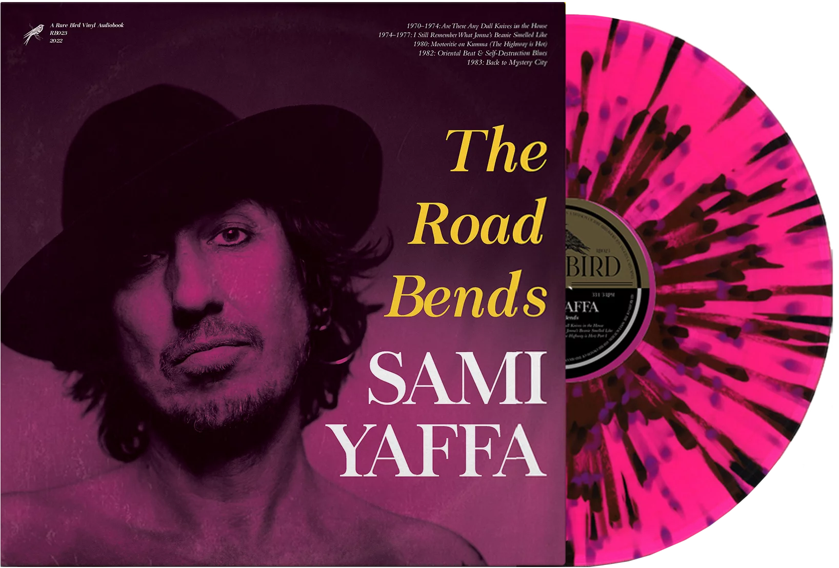 Sami Yaffa - The Road Bends [Pink & Black Splatter]
